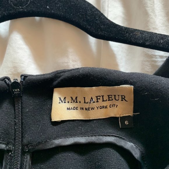 MM Lafleur Lydia Dress (Black) Size 6 - Picture 3 of 3